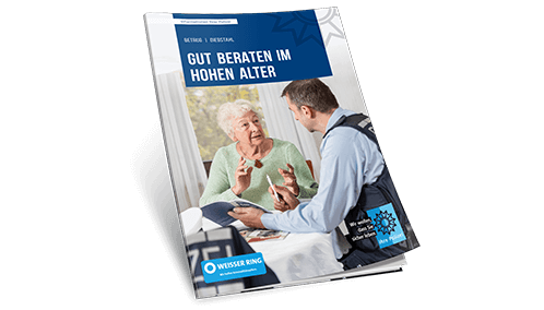 Titelbild: Broschüre "Gut beraten im hohen Alter"